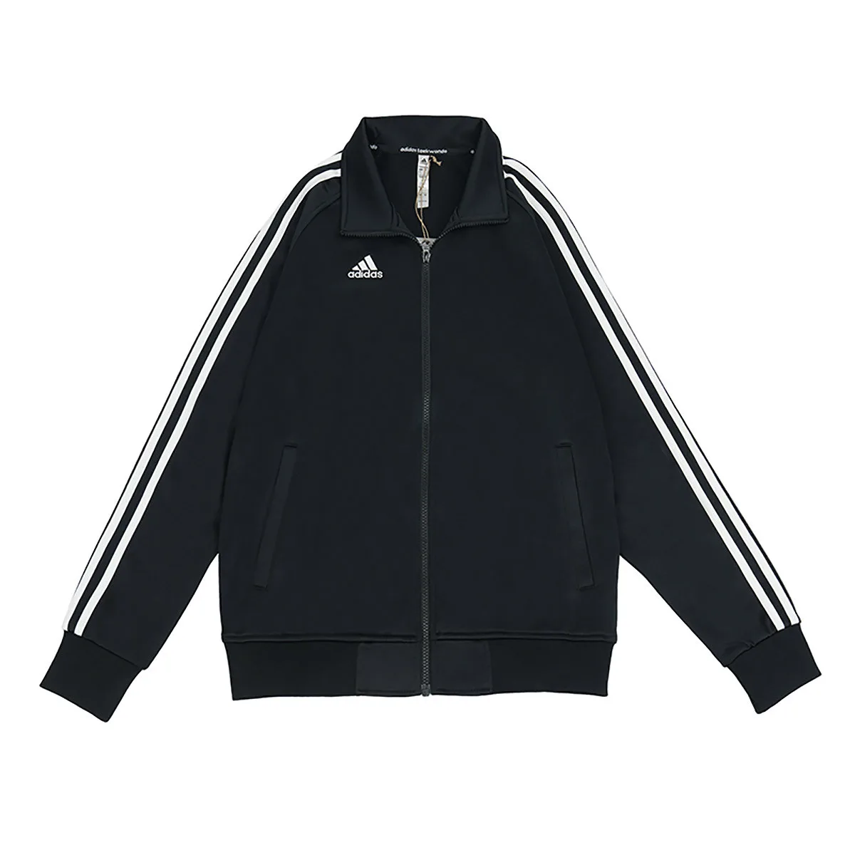 Куртка унисекс со стоячим воротником Adidas, Black Coat