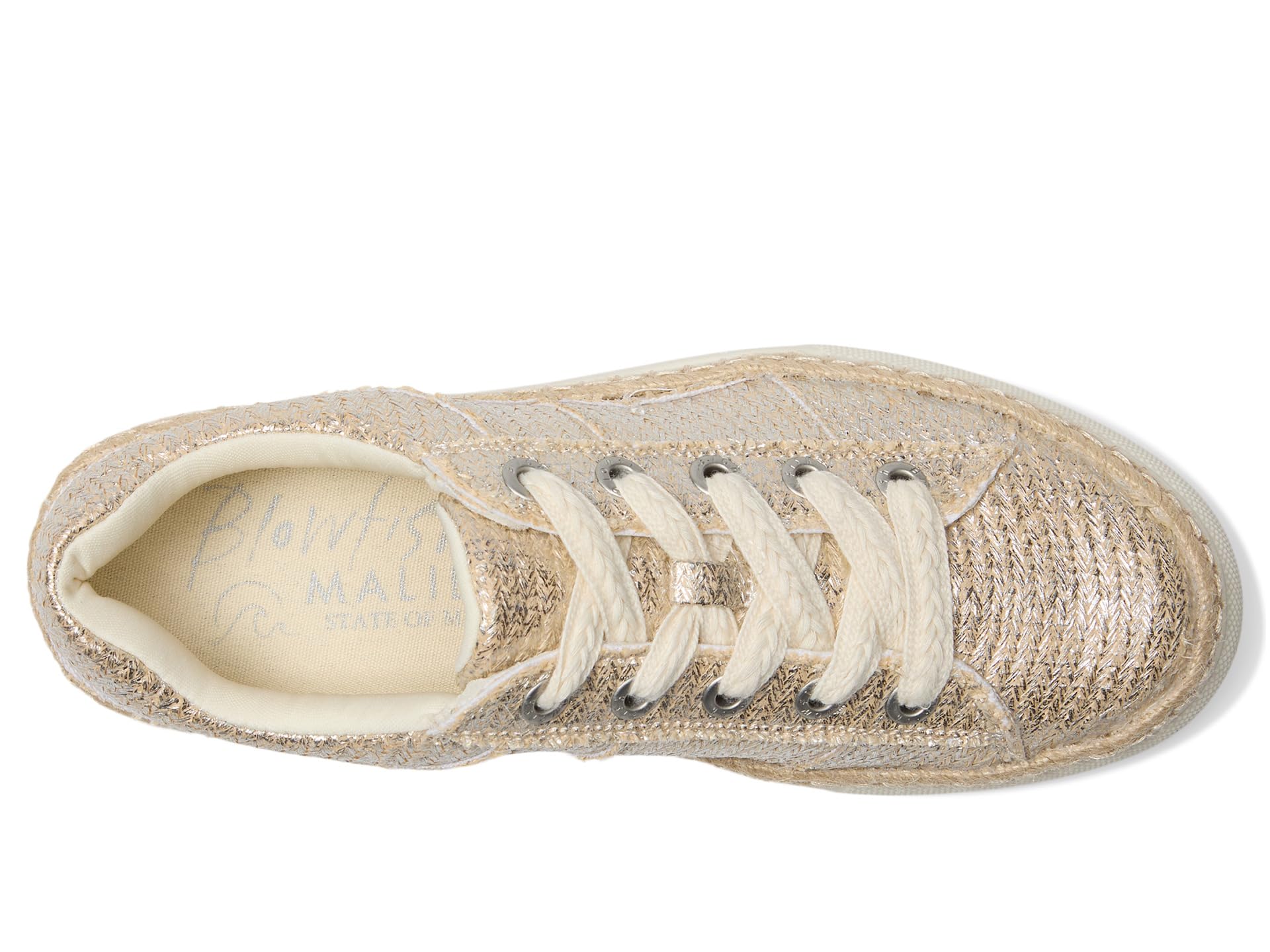 Кроссовки Blowfish Malibu Northshore Lace-Up, цвет Cream/Silver Fabric — фото 2