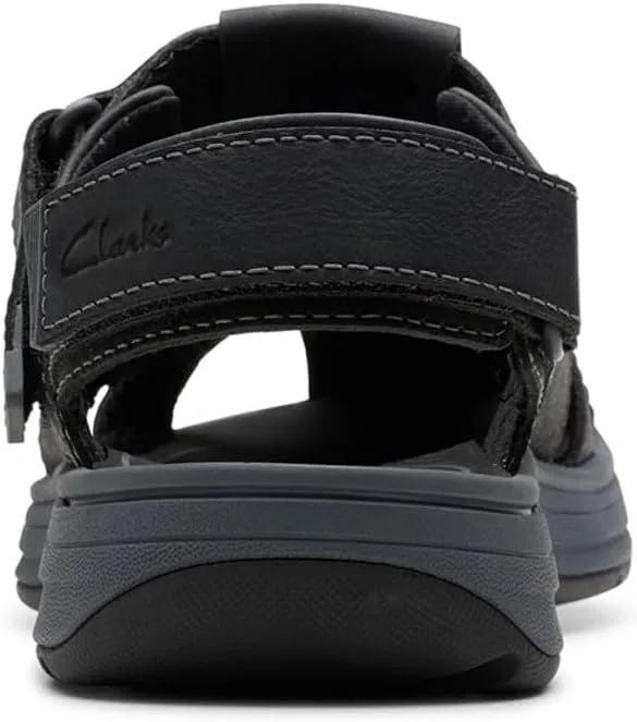 Шлепанцы Clarks mens Saltway Cove, черный — фото 3