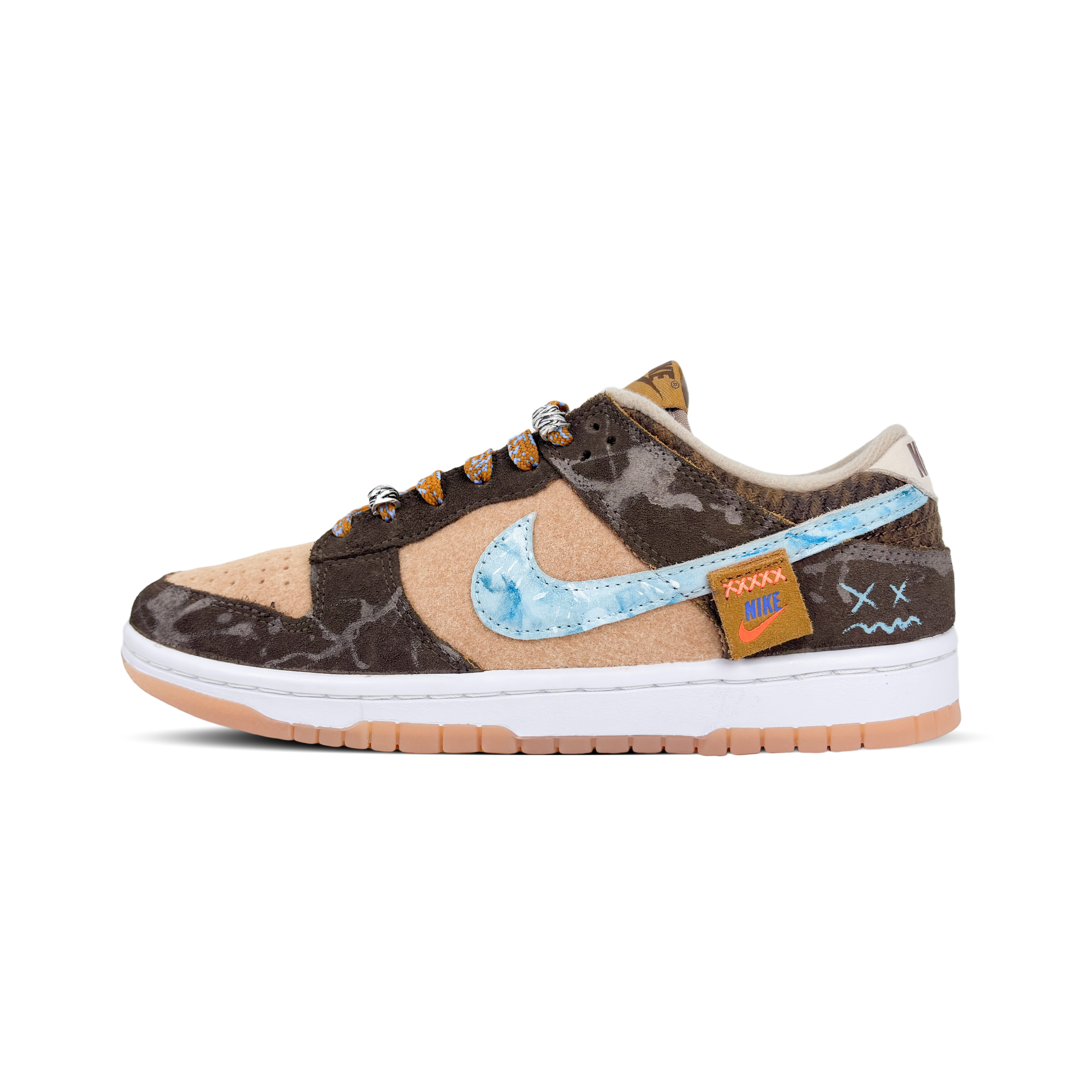 

Nike Кроссовки для скейтбординга Dunk Anti Slip, износостойкие, низкие, мужские, темно-коричневые