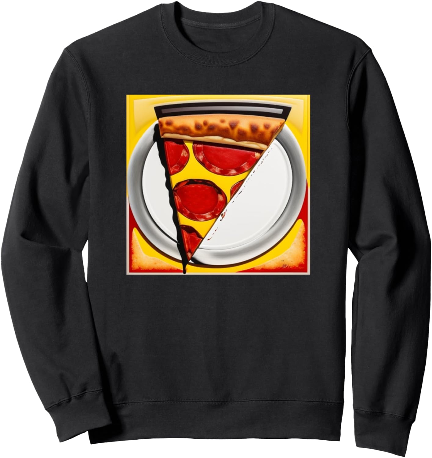 

Вкусная и яркая толстовка с изображением кусочка пиццы. Идеально для любителей пиццы Pizza - Food Men Women Kids Boys Girls Gift, черный