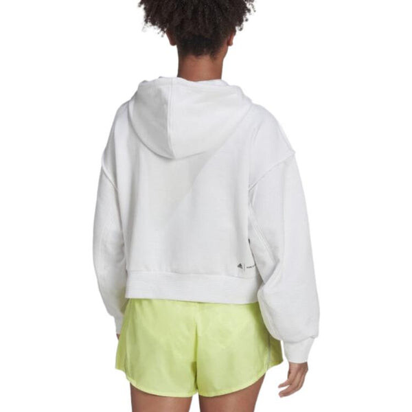 Толстовка с капюшоном x karlie kloss hoodie Adidas, белый — фото 3