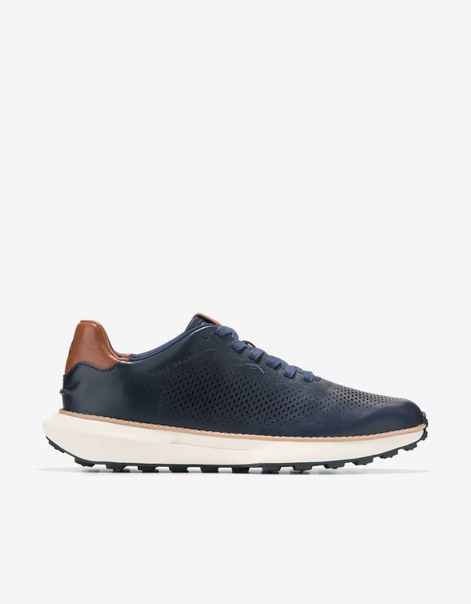 

Мужские кожаные кроссовки с лазерной перфорацией Cole Haan, синий