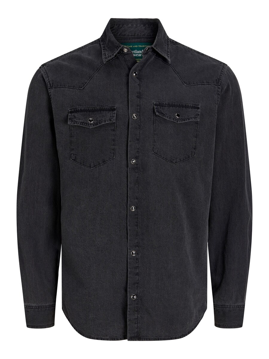 

Рубашка на пуговицах классического кроя Portland Outerwear Company, черный