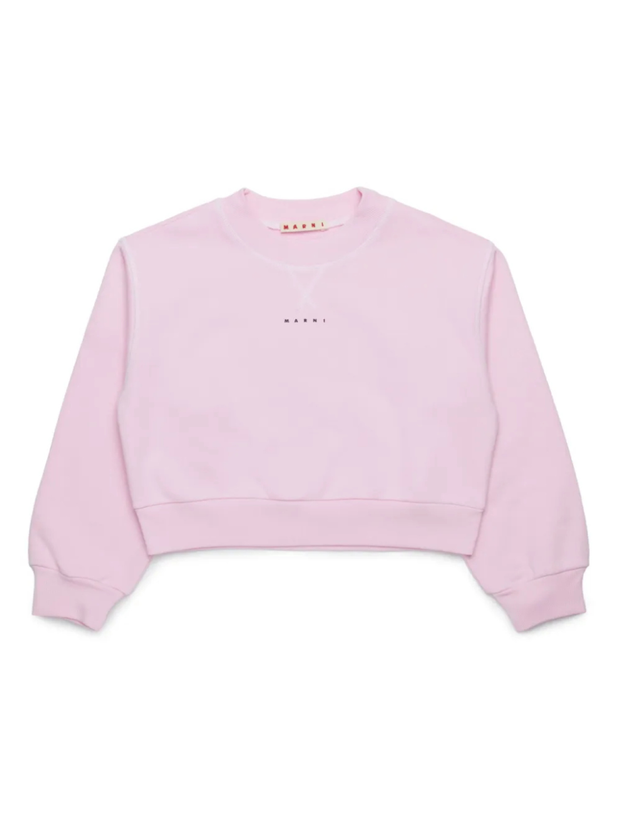 

Marni Kids толстовка с логотипом, розовый