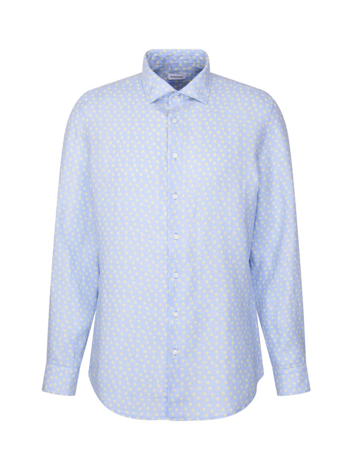 

Рубашка делового кроя светло-голубого цвета Seidensticker