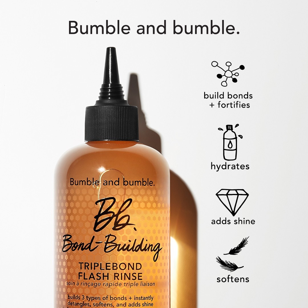 Маска для волос bond-building triplebond flash rinse Bumble And Bumble, объем 250 мл — фото 4