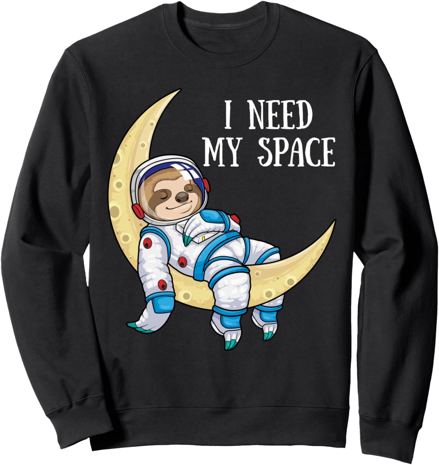 

Мне нужна толстовка с изображением космического ленивца, космонавта, луны, галактики и космоса, черная Buddy Tees, Черный, Мне нужна толстовка с изображением космического ленивца, космонавта, луны, галактики и космоса, черная Buddy Tees