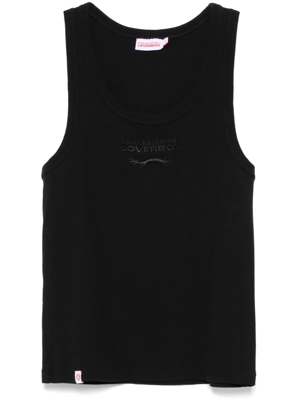 

Топ с вышитым логотипом Charles Jeffrey Loverboy, черный