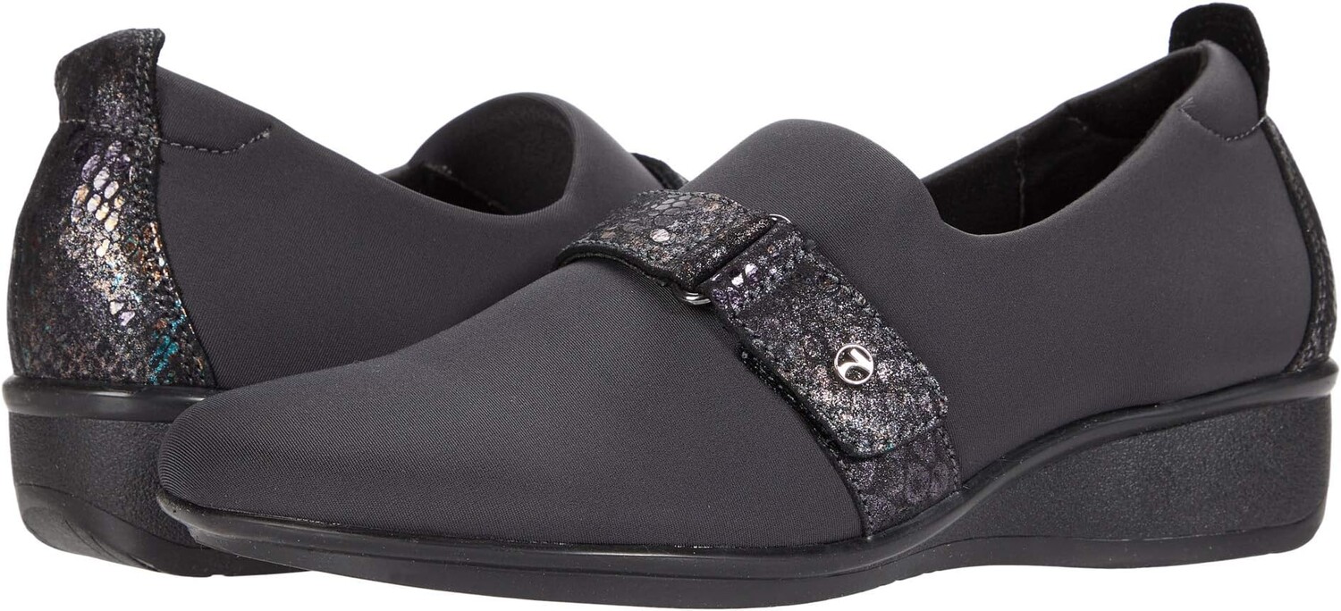 Лоферы Revere Genoa Stretch, цвет Graphite