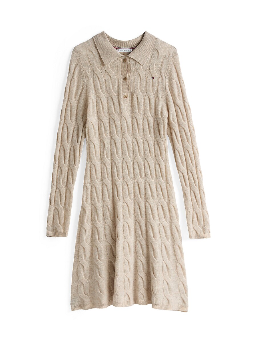 

Вязаное платье TOMMY HILFIGER, цвет Ecru/Light beige