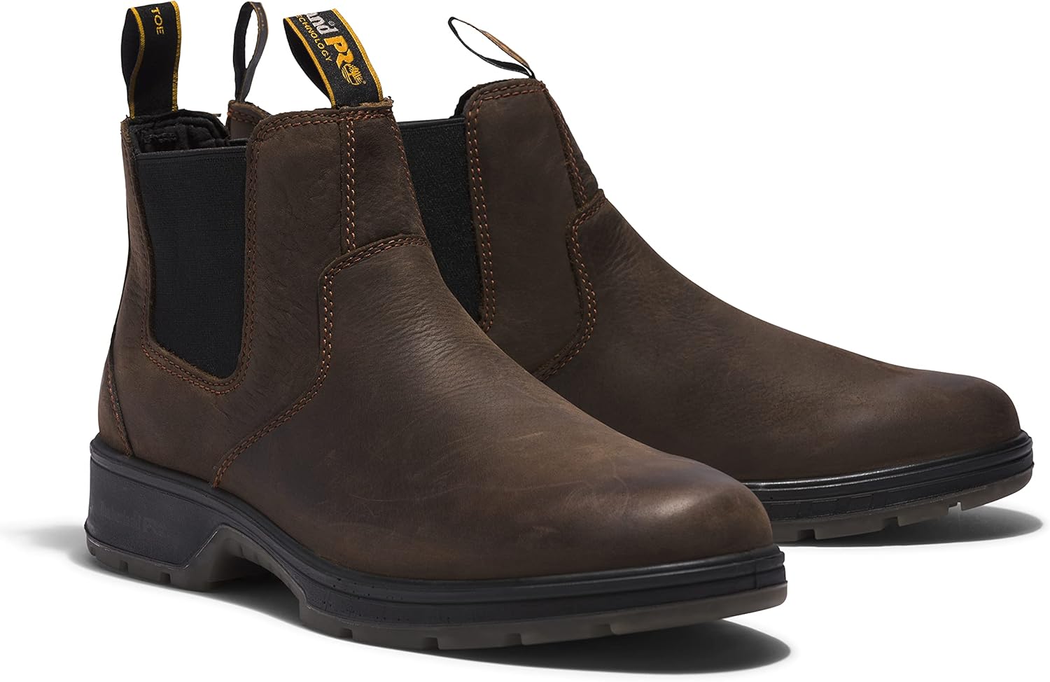Timberland PRO мужские ботинки Nashoba Slip-on, Stout Brown — фото 2