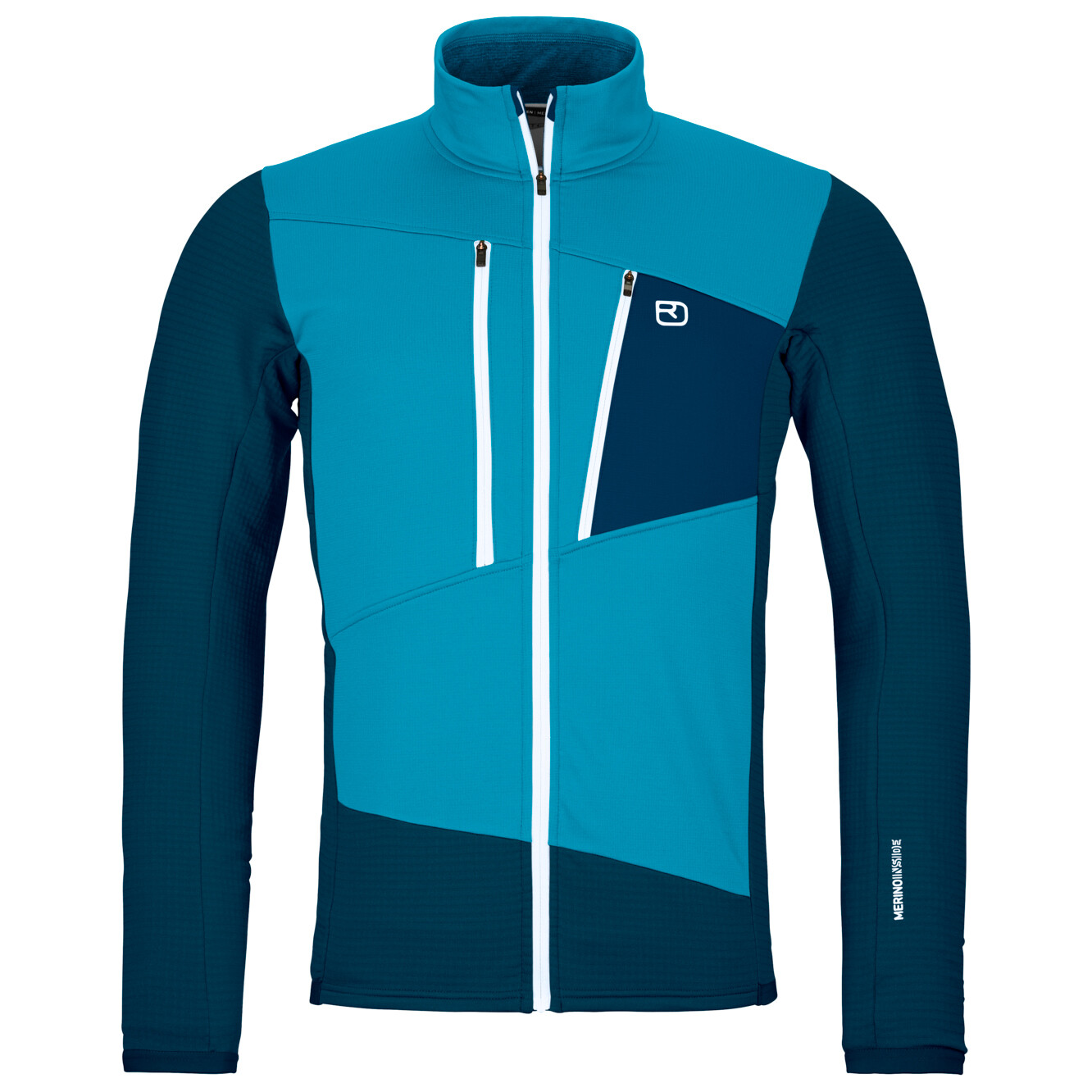 

Флисовая жилетка Ortovox Fleece Grid, цвет Mountain Blue