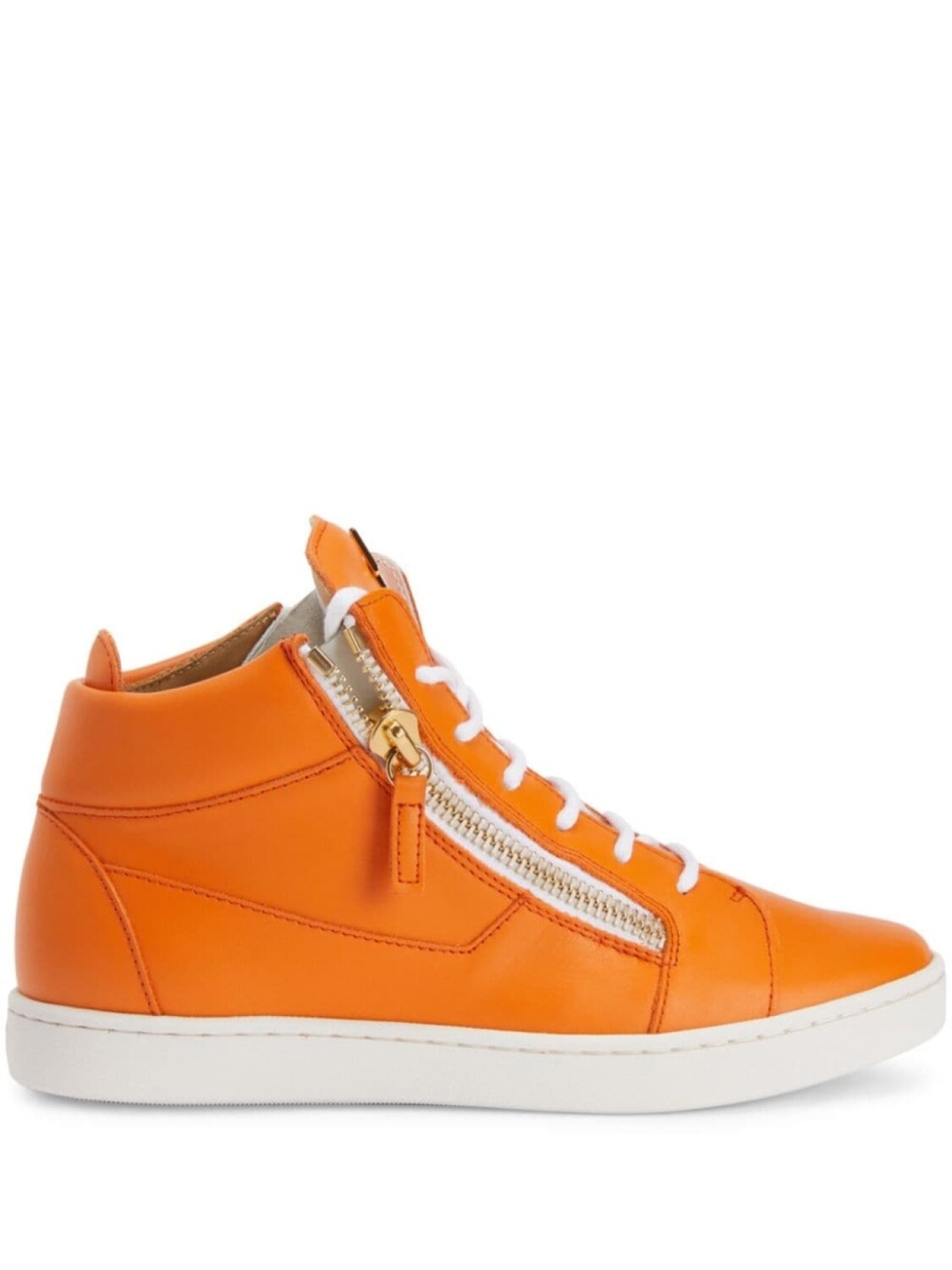 

Giuseppe Zanotti Nicki leather sneakers, оранжевый