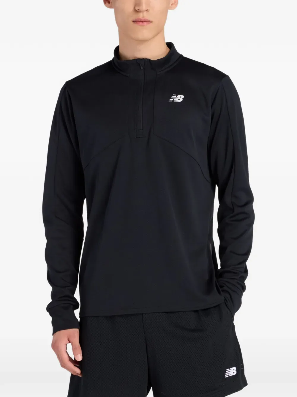 

Толстовка с логотипом New Balance, черный