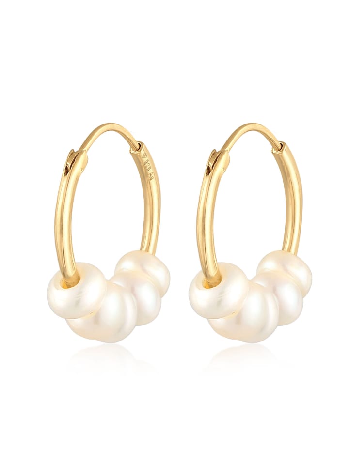 

Elli Серьги из серебра 925 пробы с золотым покрытием