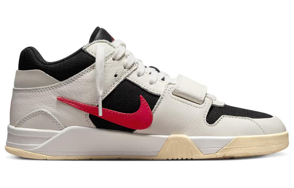 Мужские баскетбольные кроссовки Jordan Vintage, Beige black red — фото 2