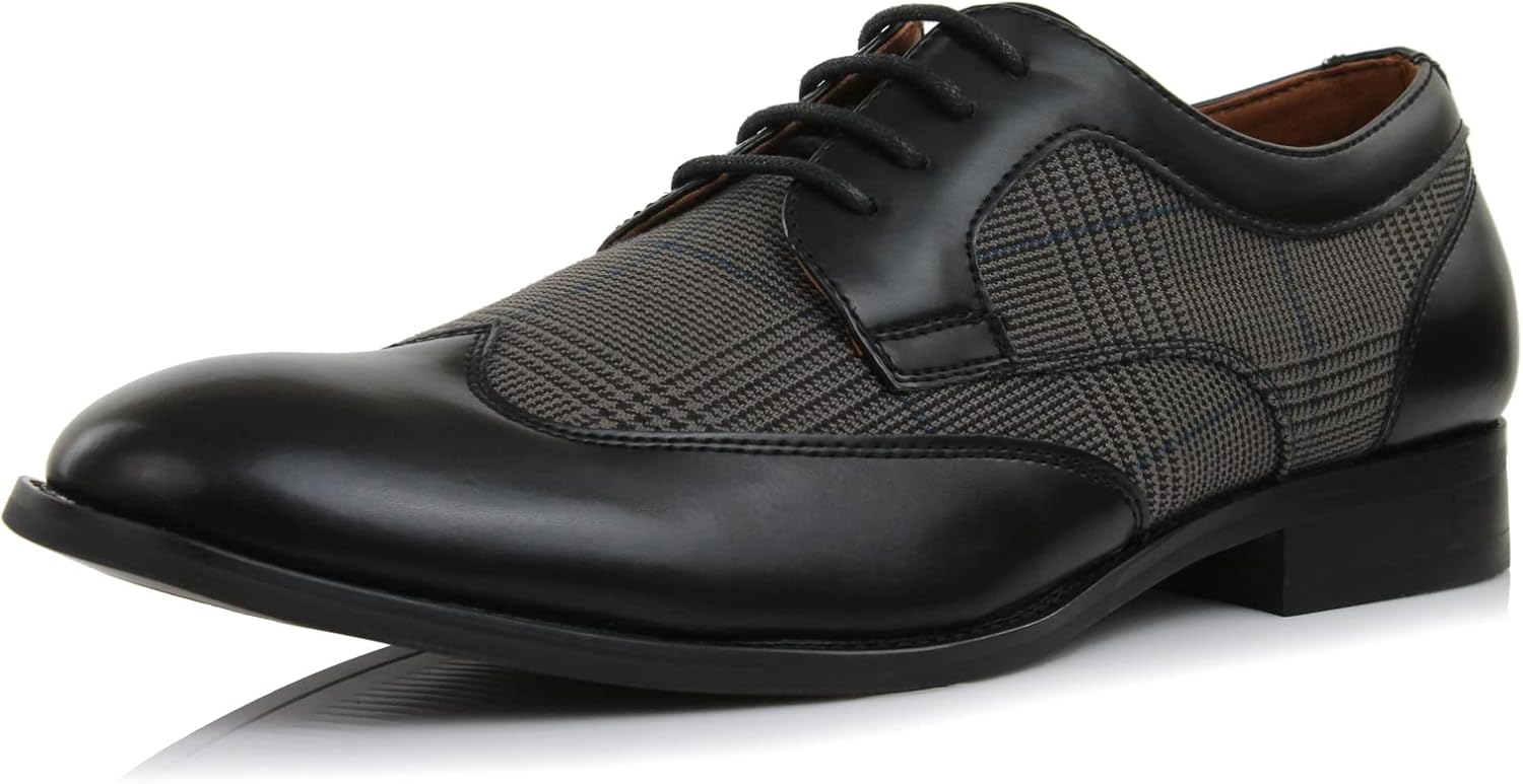 

Мужские оксфорды Ferro Aldo с крыльями, Классические броги и двухцветные модели Spectator, Формальная обувь для свадьбы, бизнеса и вечеринок, черный