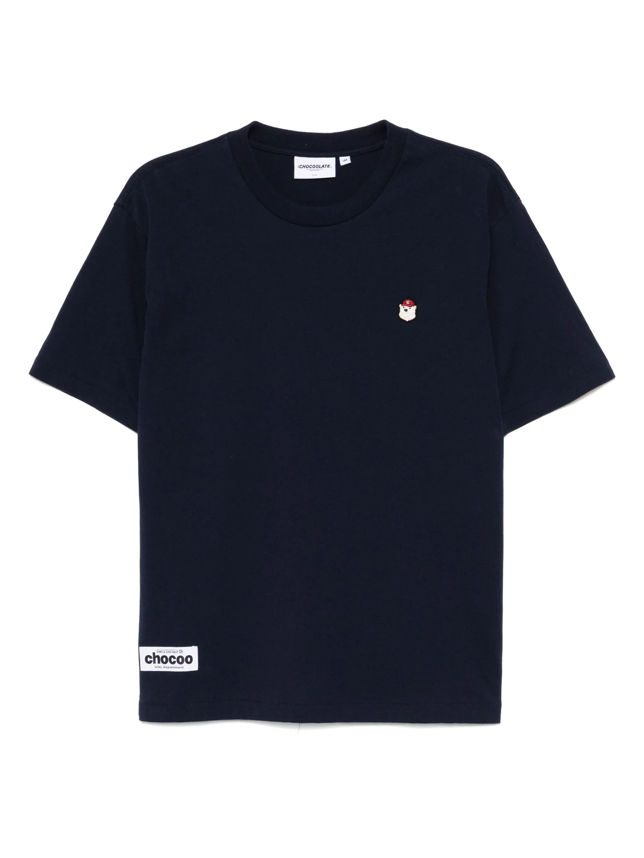 

Футболка с нашивкой-логотипом Chocoolate, синий