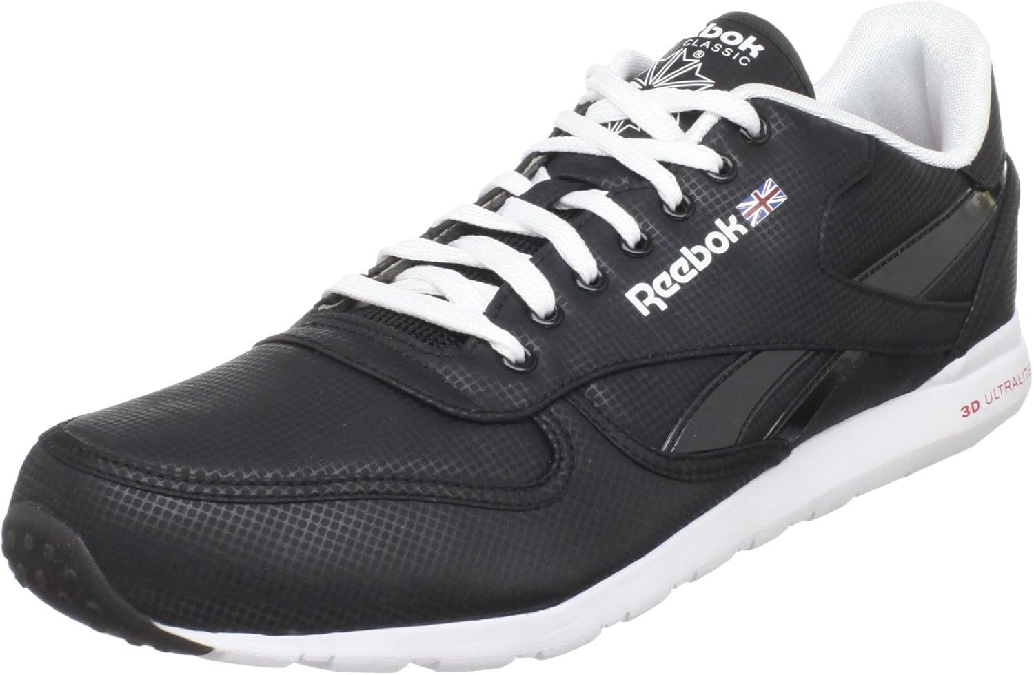 

Кроссовки Reebok CL LTHR Clean Ultralite, белый/черный/красный