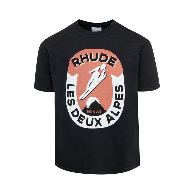 

Футболка Rhude Les Deux Alpes Tee, цвет Vintage Black