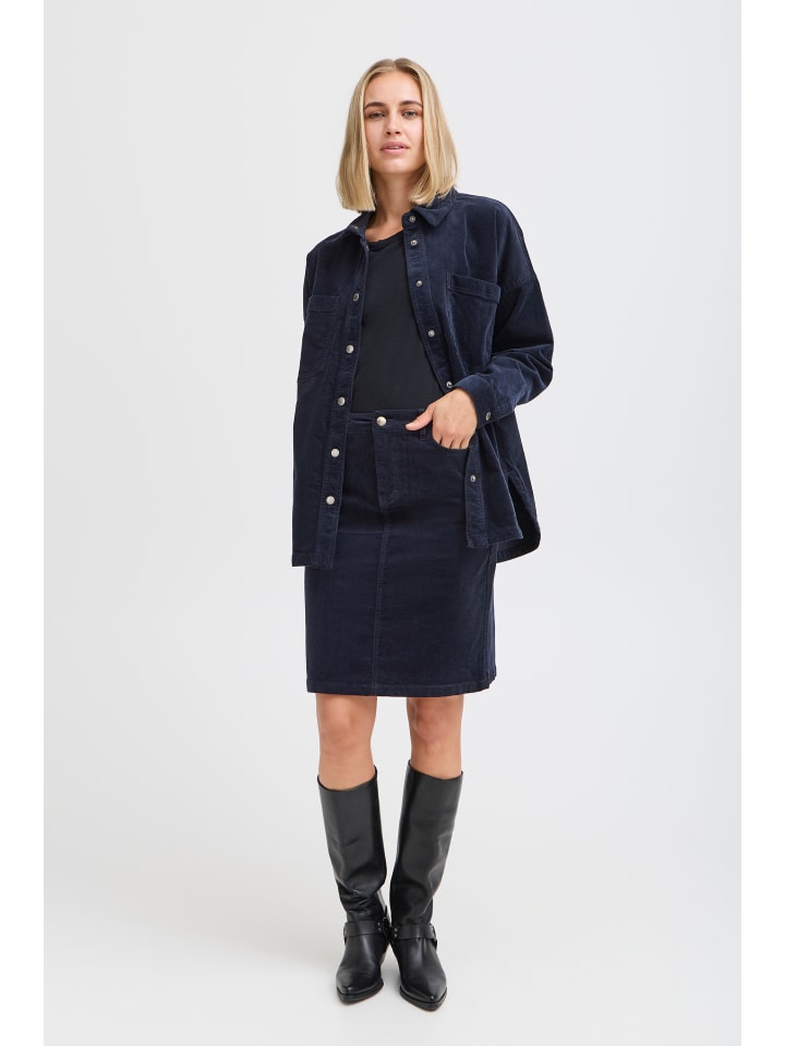 

Pulz Юбка PZSALLY, стандартный крой, цвет темно-сапфировый