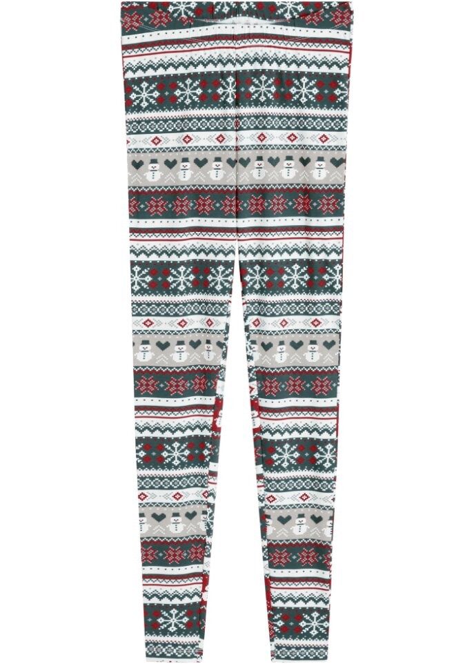 

Рождественские леггинсы Bpc Bonprix Collection, зеленый