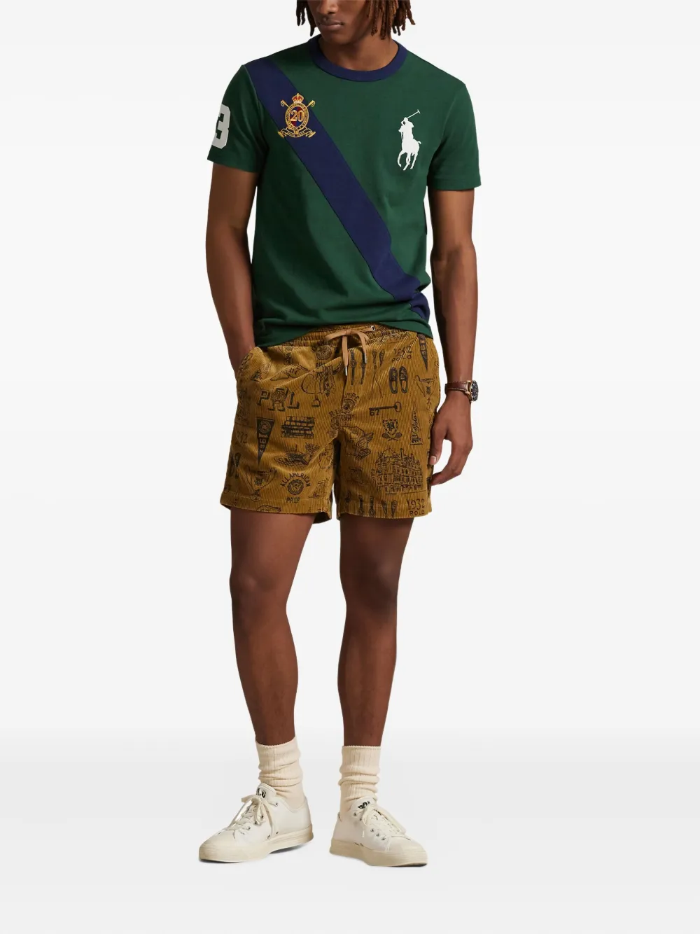 Футболка поло POLO RALPH LAUREN, зеленый — фото 2
