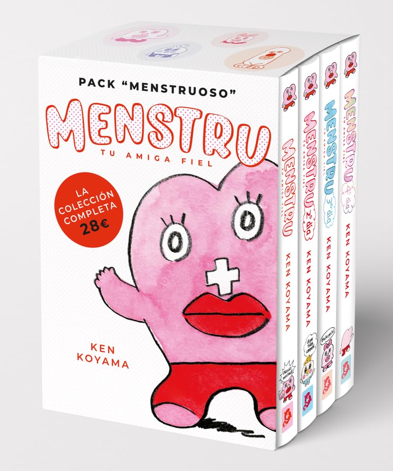

Pack menstruoso: Menstru, tu amiga fiel, vol. 1-4 (Ediciones Tomodomo)