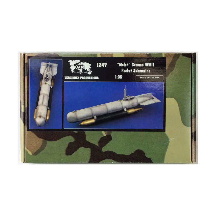 

«Мольх» — немецкая карманная подводная лодка времен Второй мировой войны., Modern Miniatures - Assorted (1:35)