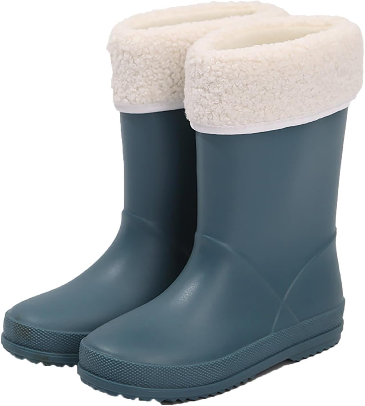 

Детские зимние ботинки для девочек, с искусственным мехом, утепленные, на щиколотку, теплые, противоскользящие, для улицы, милые туфли для малышей, обувь для прогулок JEUROT, Navy