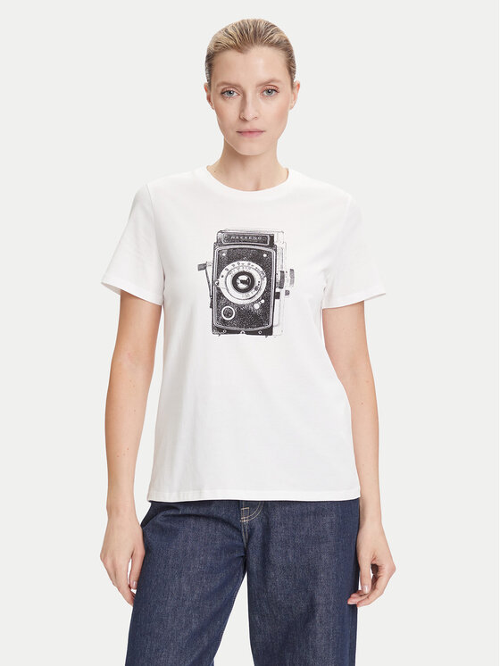 

Футболка regular fit Guglia 2525976031 Weekend Max Mara, белый