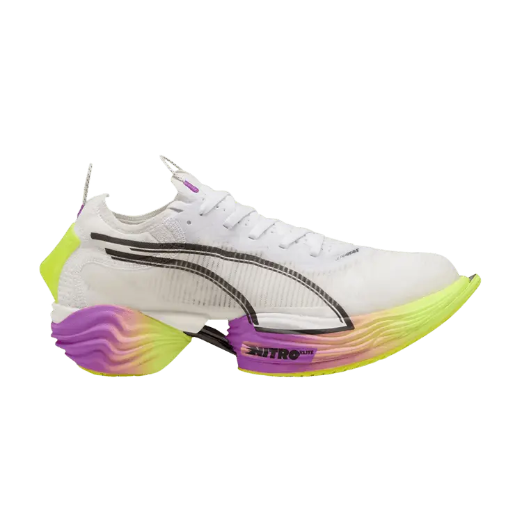 

Кроссовки Puma Fast-R Nitro Elite 2 Pure Magenta Yellow Alert, белый