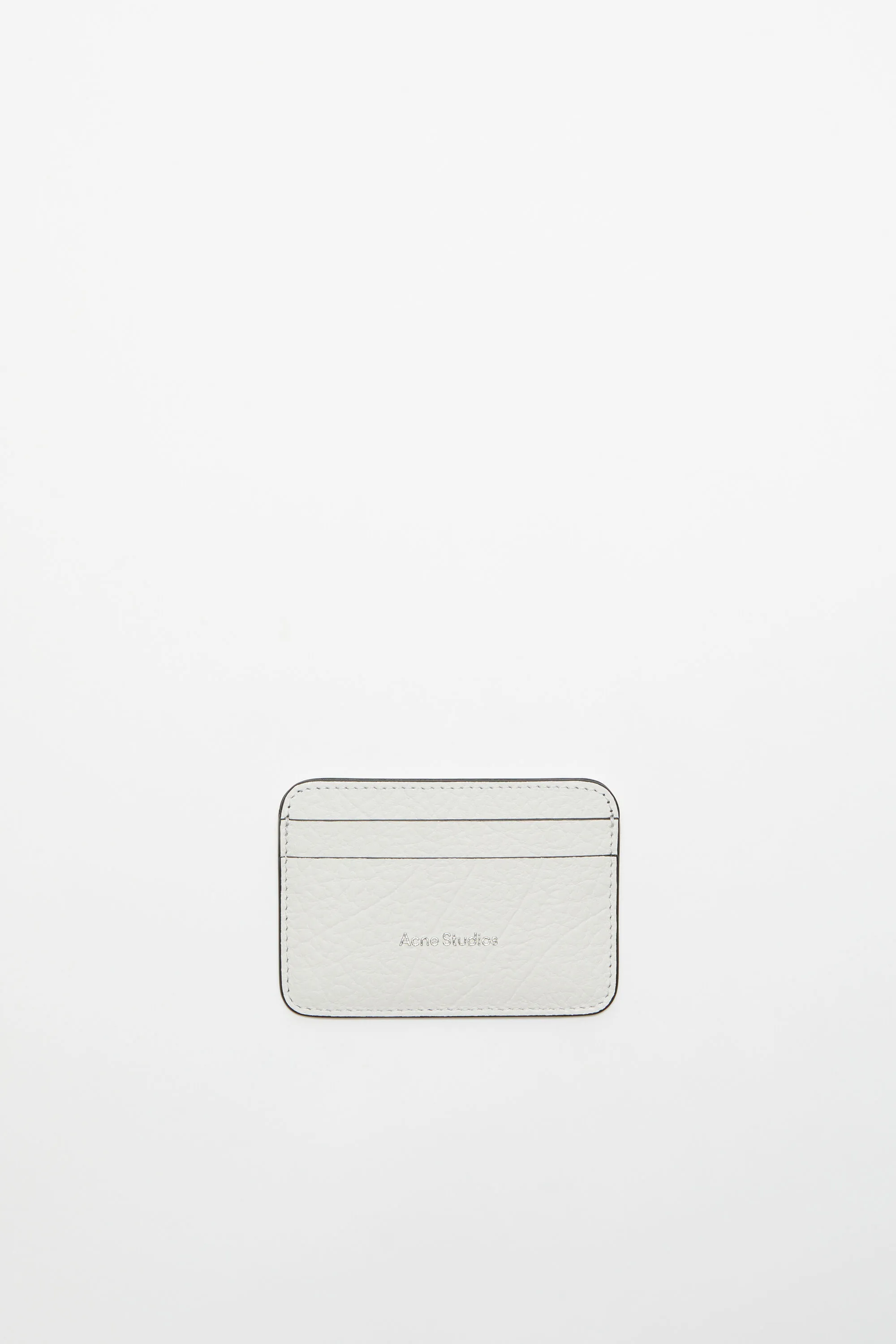 

Кожаный держатель для карт Acne Studios, White