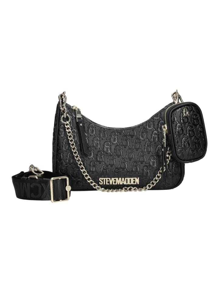 

Наплечная сумка Steve Madden, цвет schwarz/gold