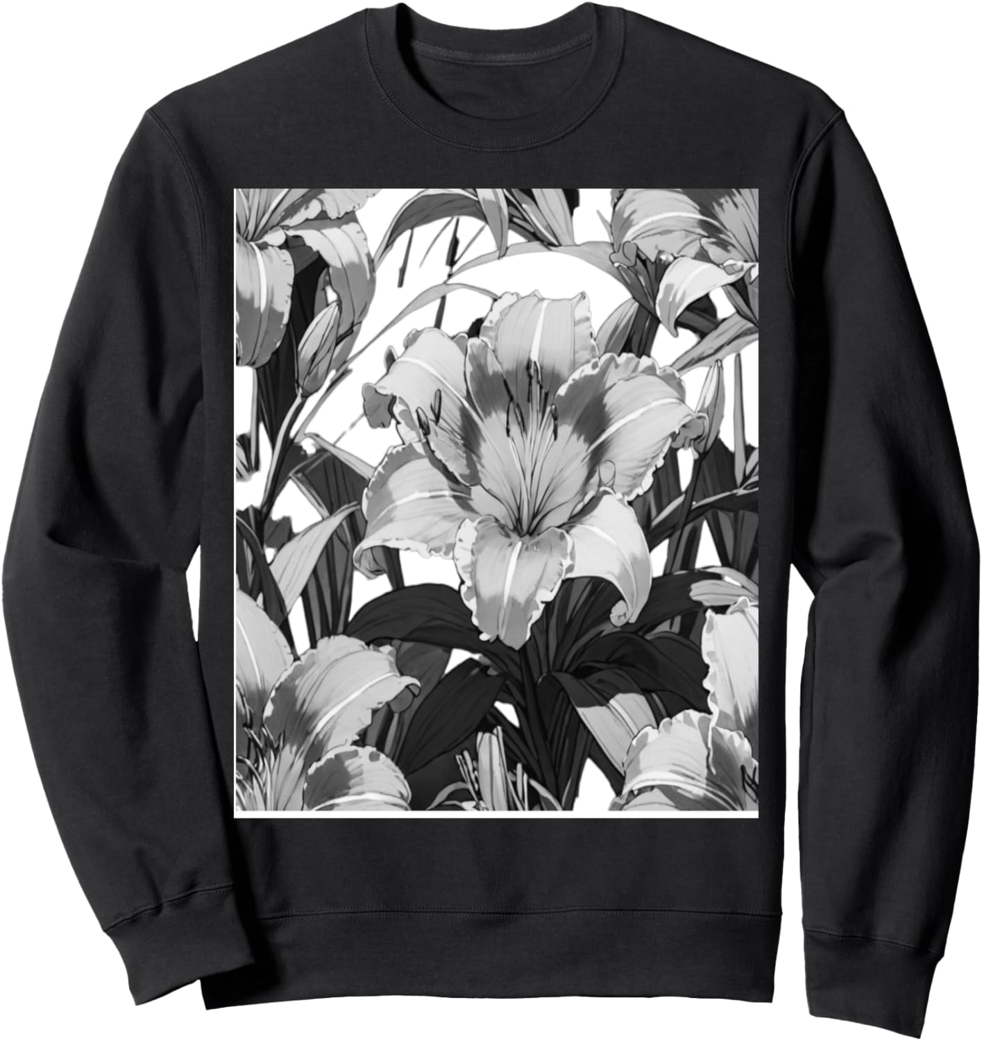 

Милый мультяшный лилейник - Толстовка PanfurWare LLC, черный