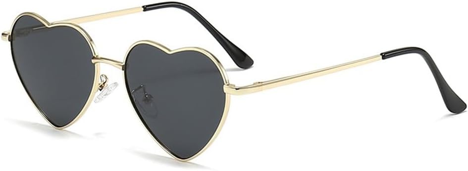 

Солнцезащитные очки в форме сердца для женщин, цветные, из поликарбоната, с пластиковыми линзами, металлической оправой и шарнирным креплением, защита от УФ-излучения UV400, m1562 Generic, M-1569