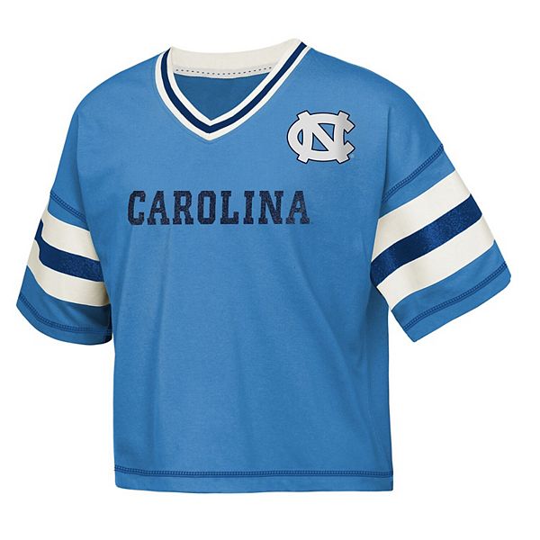 Детская футболка с v-образным вырезом Carolina Blue North Carolina Tar Heels Gridiron Outerstuff — фото 3