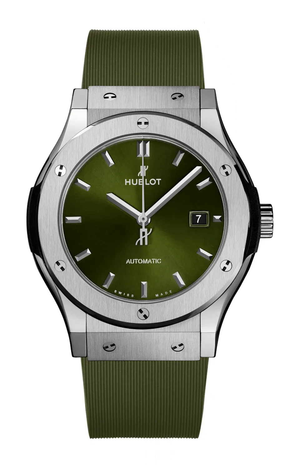CLASSIC FUSION ТИТАН ЗЕЛЕНЫЙ - 542.NX.8970.RX HUBLOT, черный