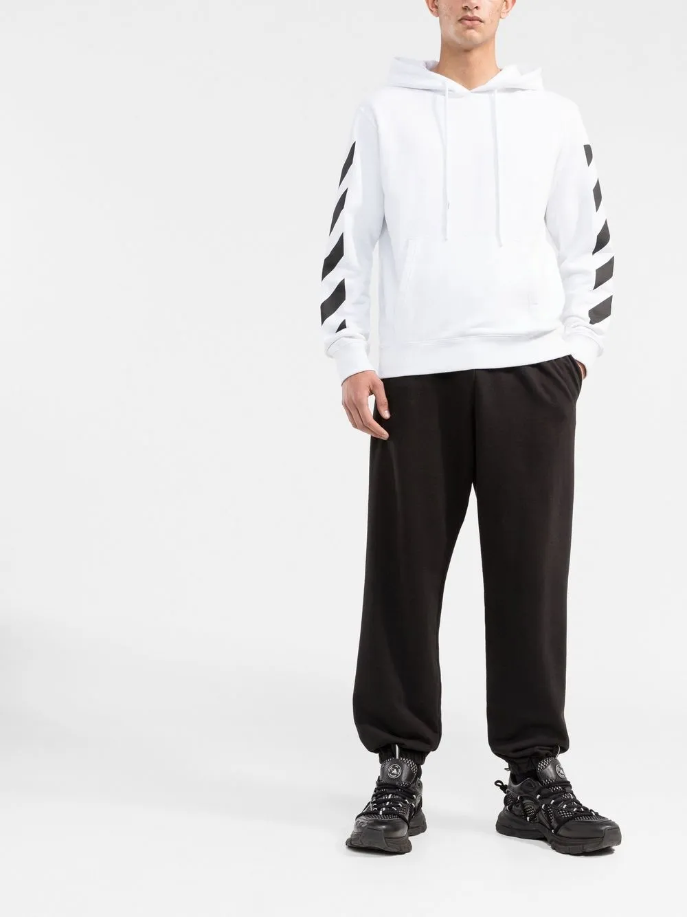 Худи Diag Arrow OFF-WHITE, белый — фото 2