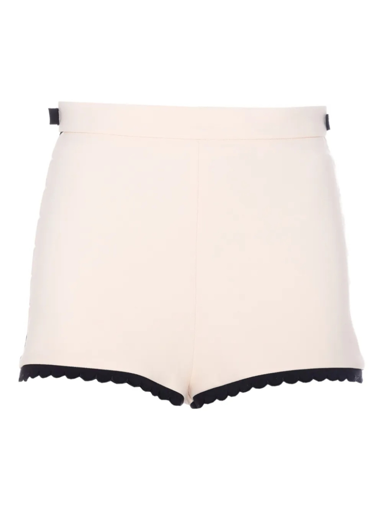 

Вышитые двухслойные шорты Elisabetta Franchi, белый