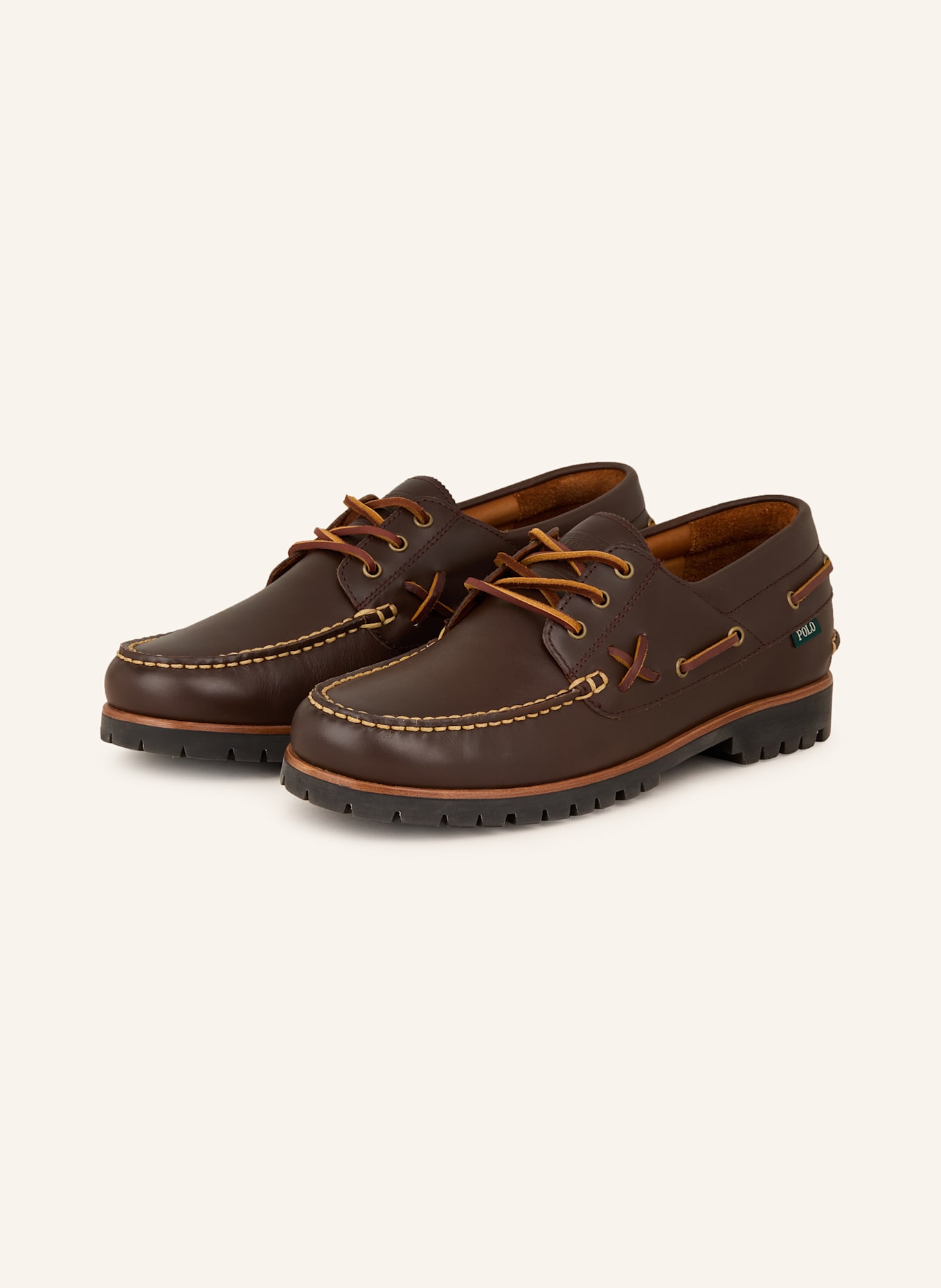 

Лодочные туфли Ranger Polo Ralph Lauren, коричневый