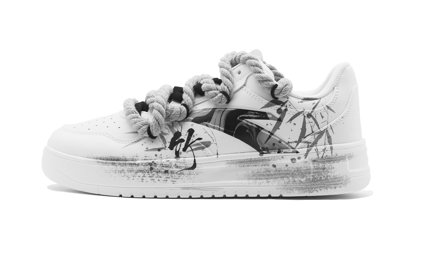 

ANTA Скользостойкие амортизирующие низкие кроссовки для скейтбординга мужские Black White