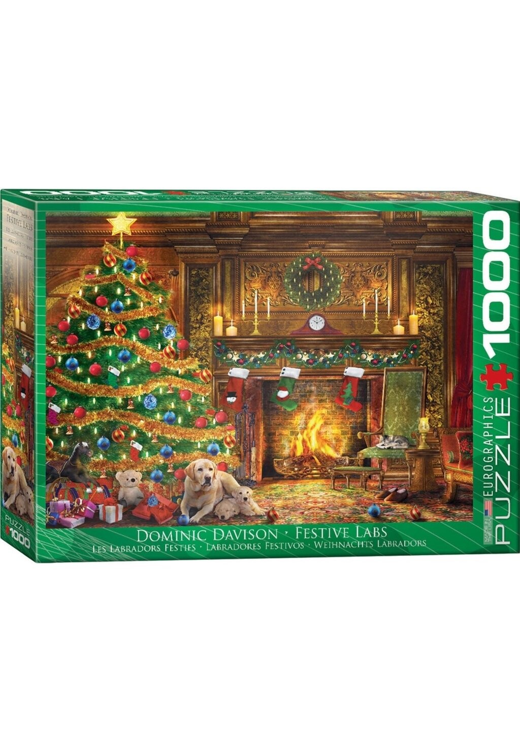 

Пазл DOMINIC DAVISON WEIHNACHTS LABRADORS Eurographics, цвет multi-coloured