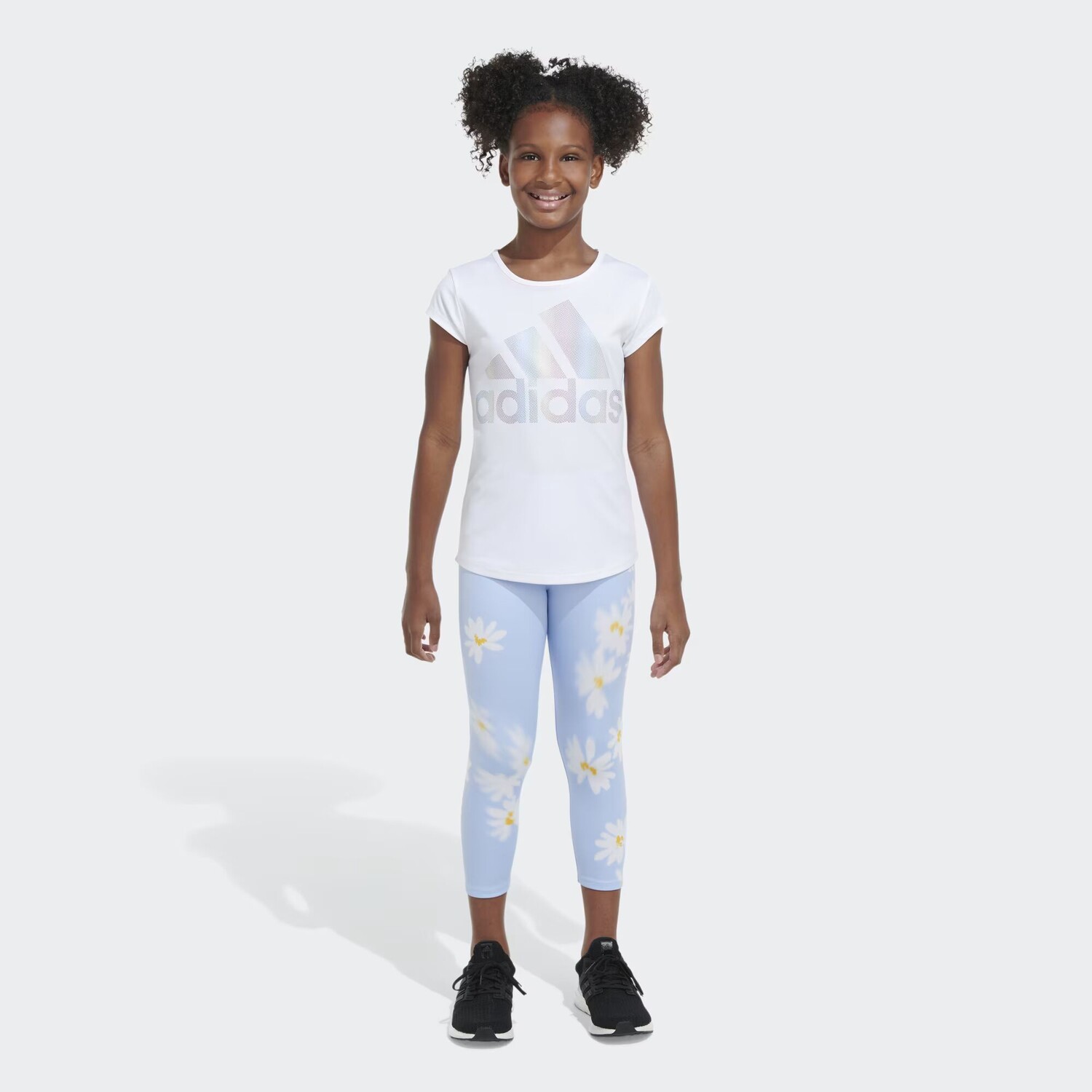 

Колготки AEROREADY Daisy Blur 7/8 Adidas, цвет Blue Dawn