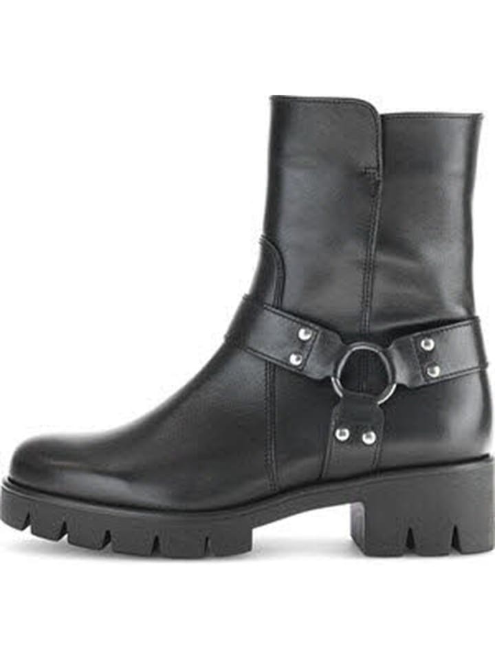 Ботильоны Gabor Schnürstiefeletten, черный
