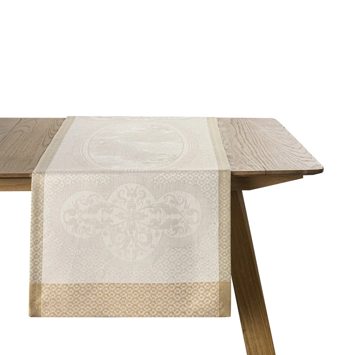 

Льняная дорожка Évasion Céleste Le Jacquard Français, бежевый