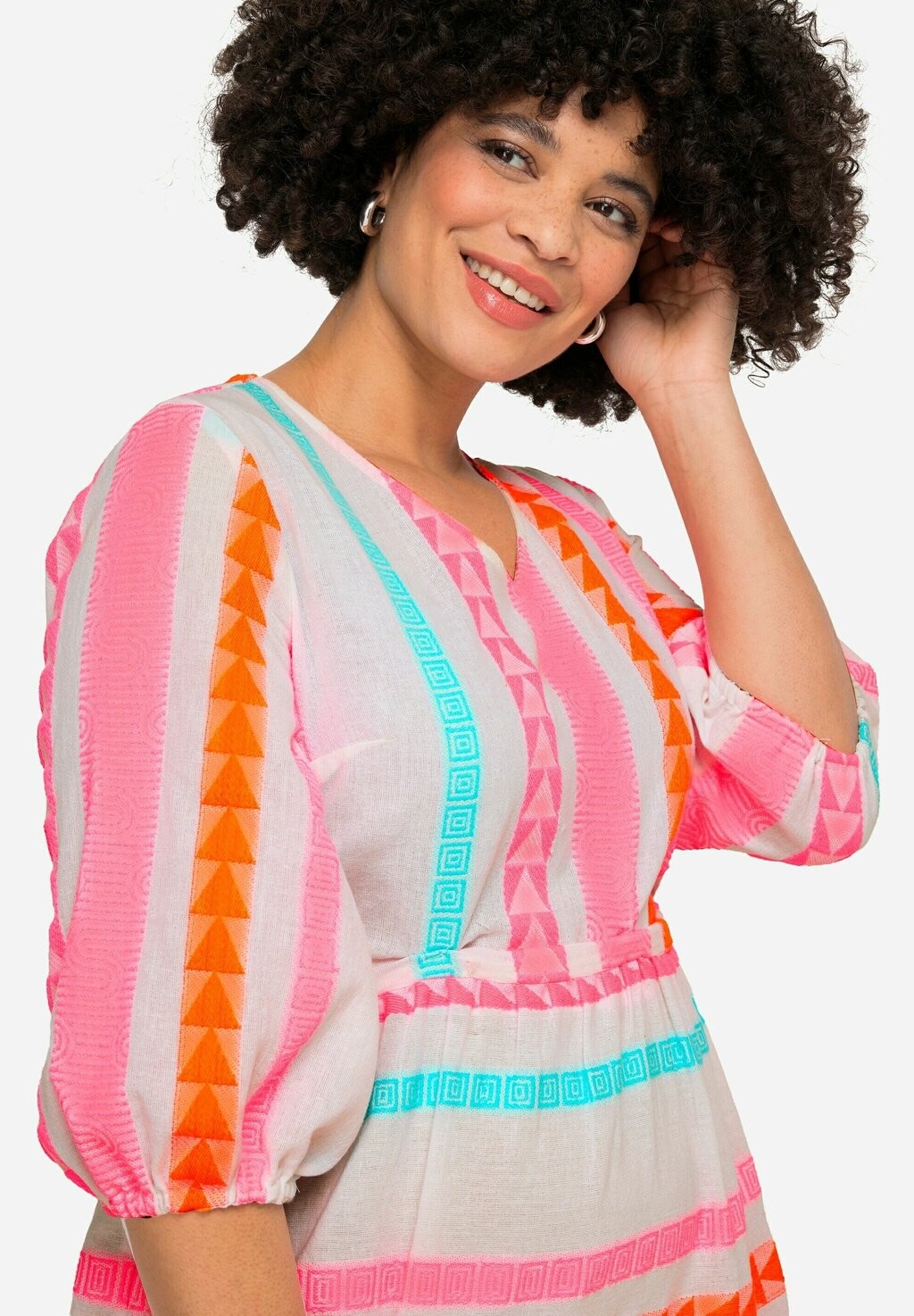

Платье макси V-AUSSCHNITT 3/4-ÄRMEL Angel of Style, белый