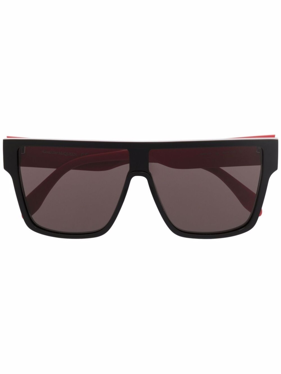 

Солнцезащитные очки в квадратной оправе Alexander McQueen Eyewear, черный