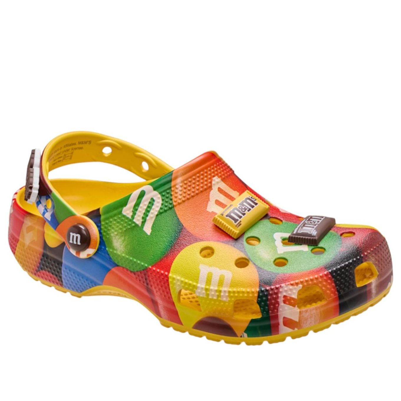 Классические сабо Crocs x M&M's «Подсолнечный многоцветный» — фото 2
